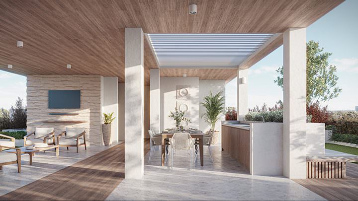 Tara Lane Cove modern rooftop 3D project